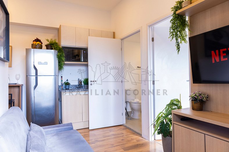 2 Bedrooms, AC, Gym, Butantã | Brazilian Corner