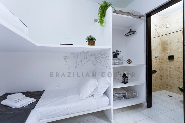 300m from the beach ,AC, BBQ| Brazilian Corner