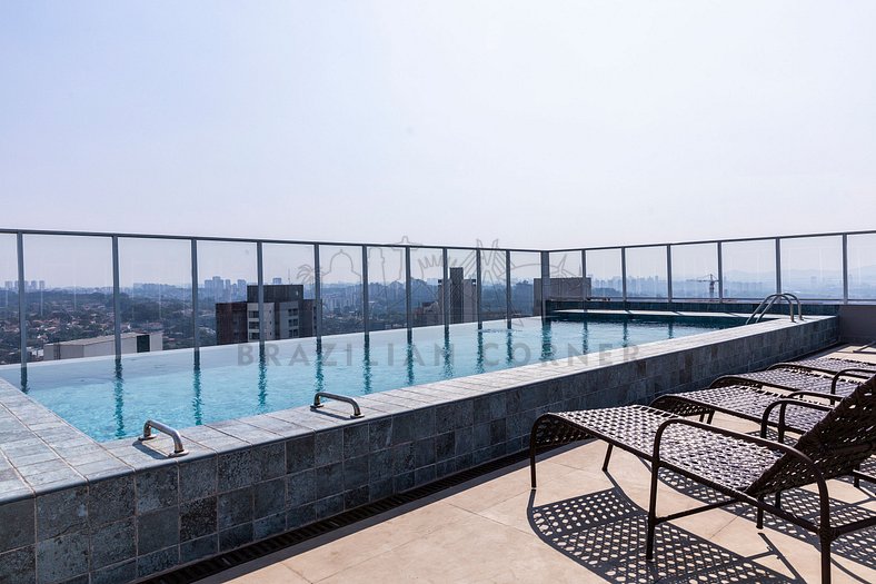 Amazing view, rooftop pool, gym | Brazilian Corner