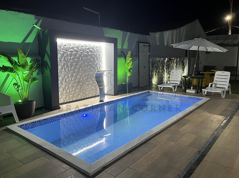 Apartamento c/ Piscina e AC 01 |Brazilian Corner