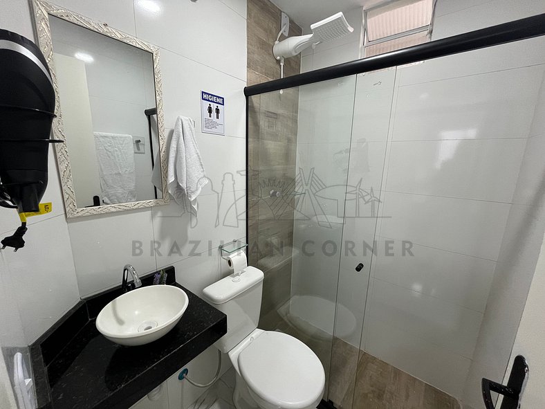 Apartamento c/ Piscina e AC 01 |Brazilian Corner