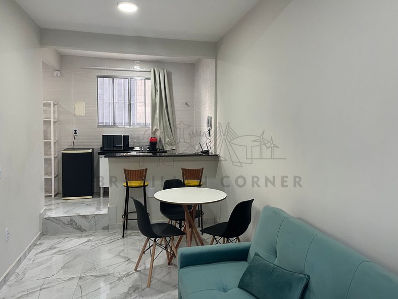 Apartamento c/ Piscina e AC 01 |Brazilian Corner