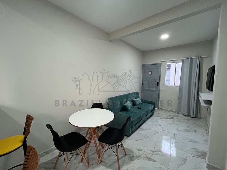 Apartamento c/ Piscina e AC 01 |Brazilian Corner