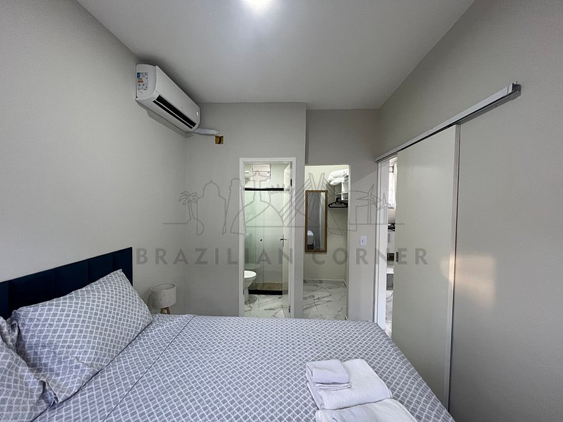 Apartamento c/ Piscina e AC 01 |Brazilian Corner