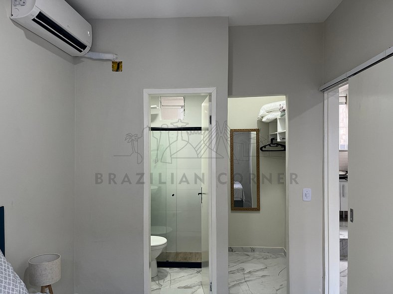 Apartamento c/ Piscina e AC 01 |Brazilian Corner