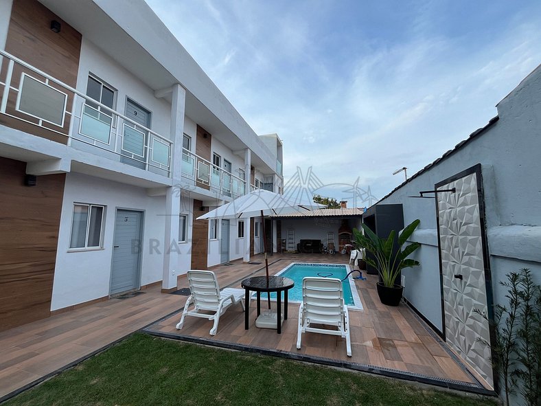 Apartamento c/ Piscina e AC 01 |Brazilian Corner