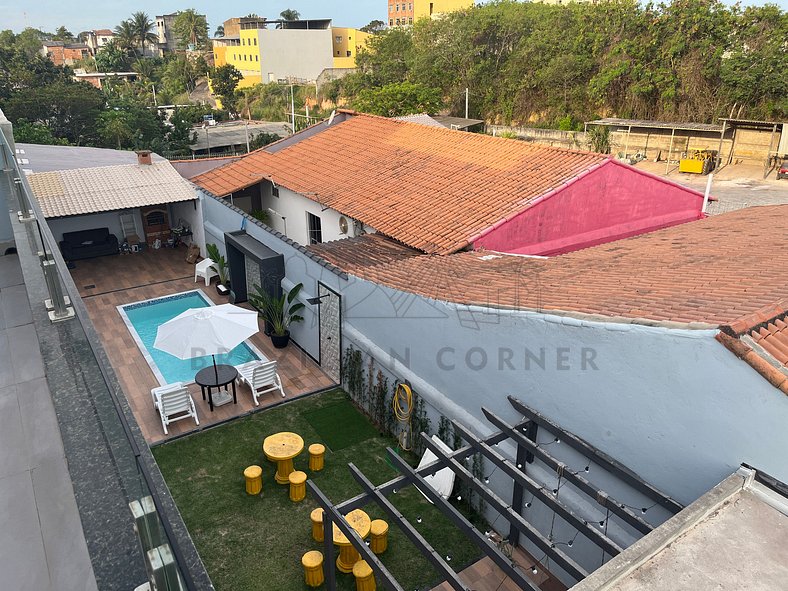 Apartamento c/ Piscina e AC 01 |Brazilian Corner