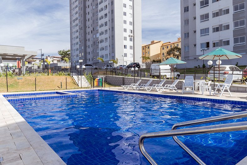 Arena MRV, 2 quartos,piscina,vaga|Brazilian Corner