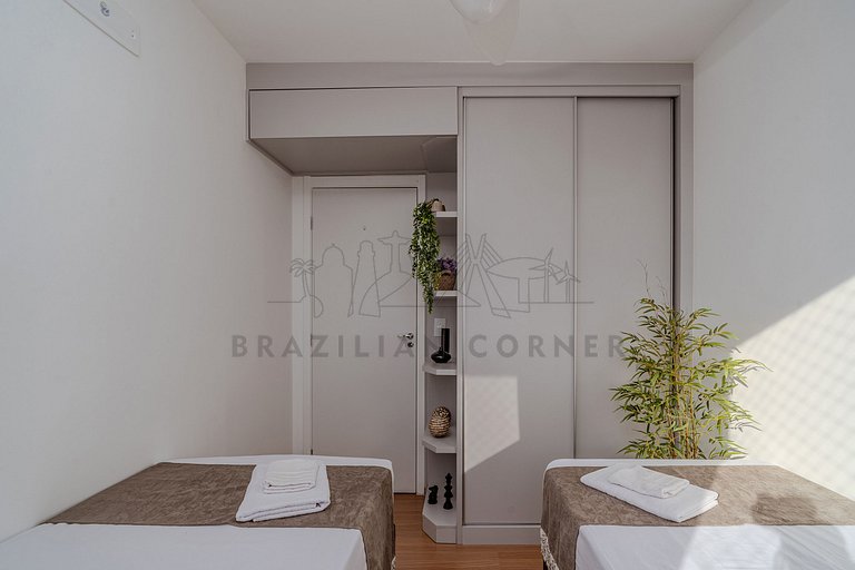 Arena MRV,2 bedroom,pool, parking|Brazilian Corner