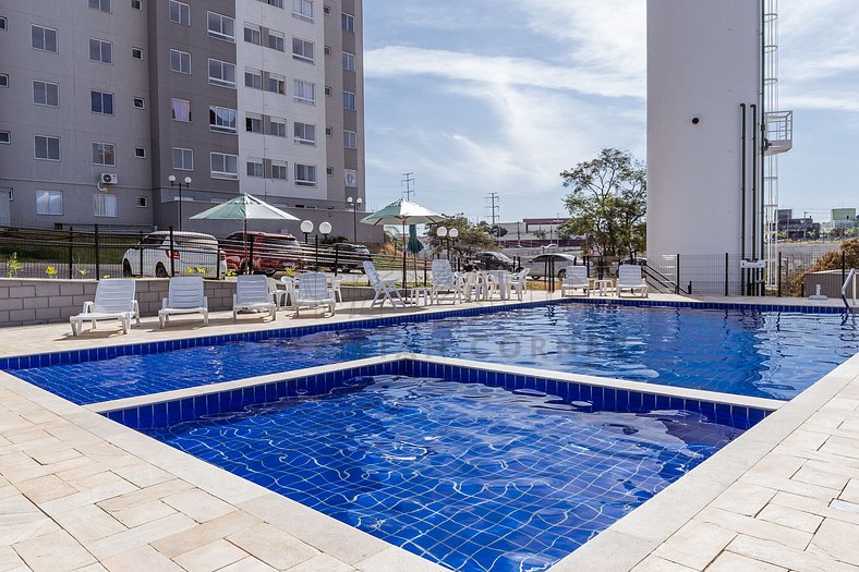 Arena MRV,2 bedroom,pool, parking|Brazilian Corner