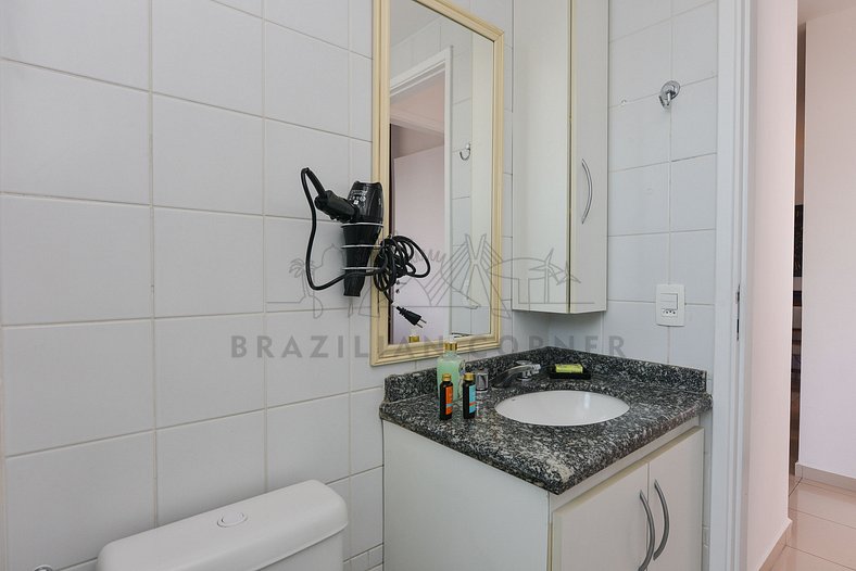 Incrível vista, piscina, 2 vagas |Brazilian Corner