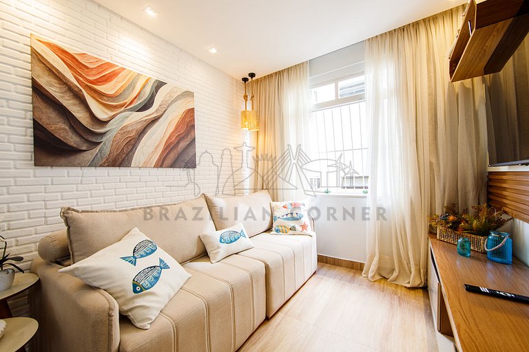 Modern, 20m from beach, downtown |Brazilian Corner