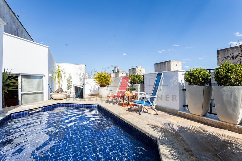 Penthouse, Private pool, AC | Brazilian Corner