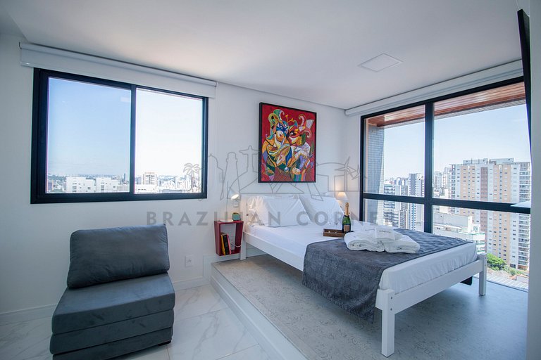 Pinheiros, pool, AC , duplex|Brazilian Corner