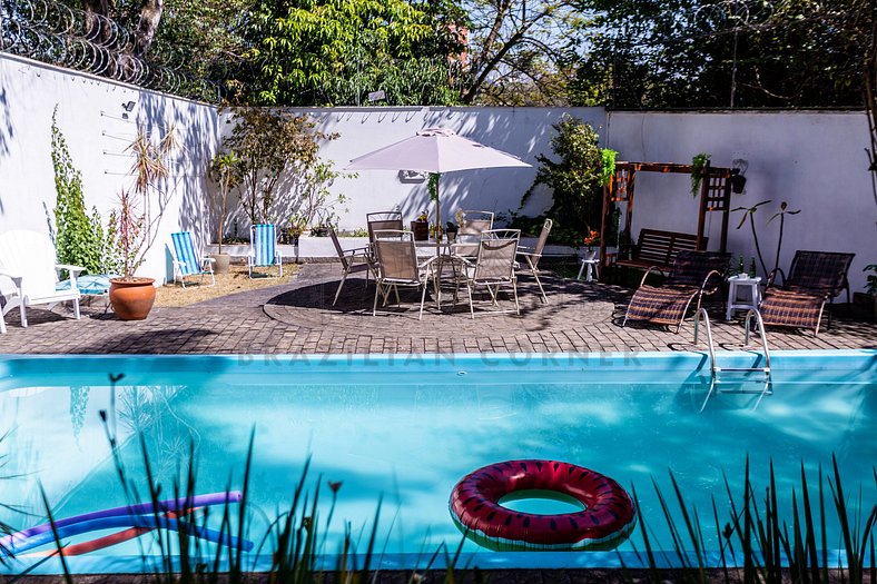 Piscina, jardim, 4 quartos, Lapa| Brazilian Corner