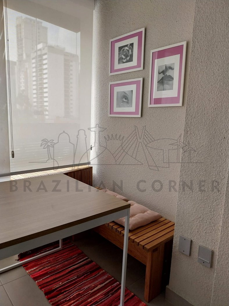 Pool, gym, AC, Pinheiros | Brazilian Corner