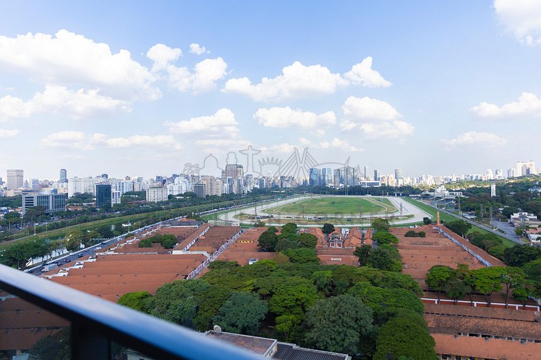 Vista incrível | Piscina | Academia | Jockey Club